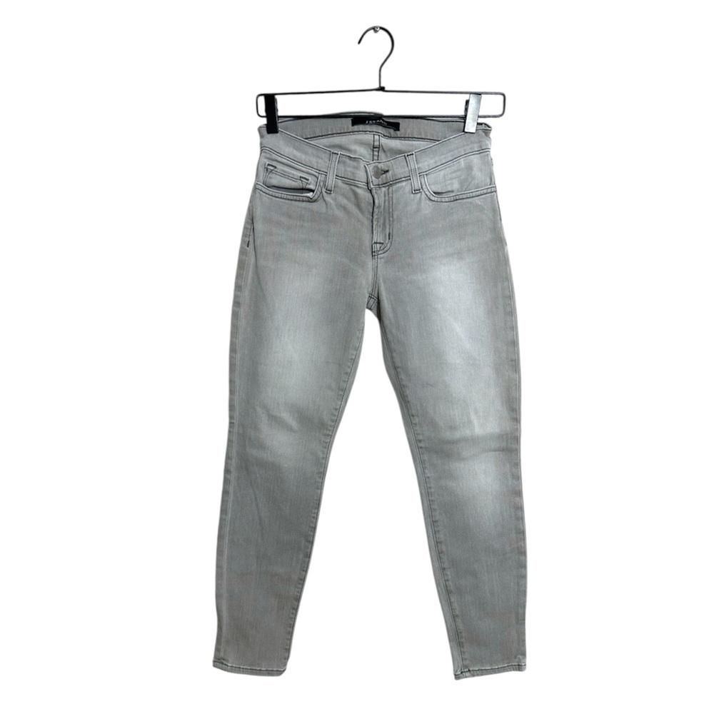 J Brand Grey Skinny Fit Denim Jeans Women’s Size 25 Preppy Coastal Neutral Gray